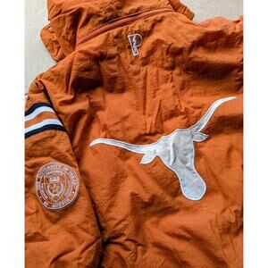 Texas Longhorns 90s PRO PLAYER puffer jacket XL orange NCAA basketball vintage